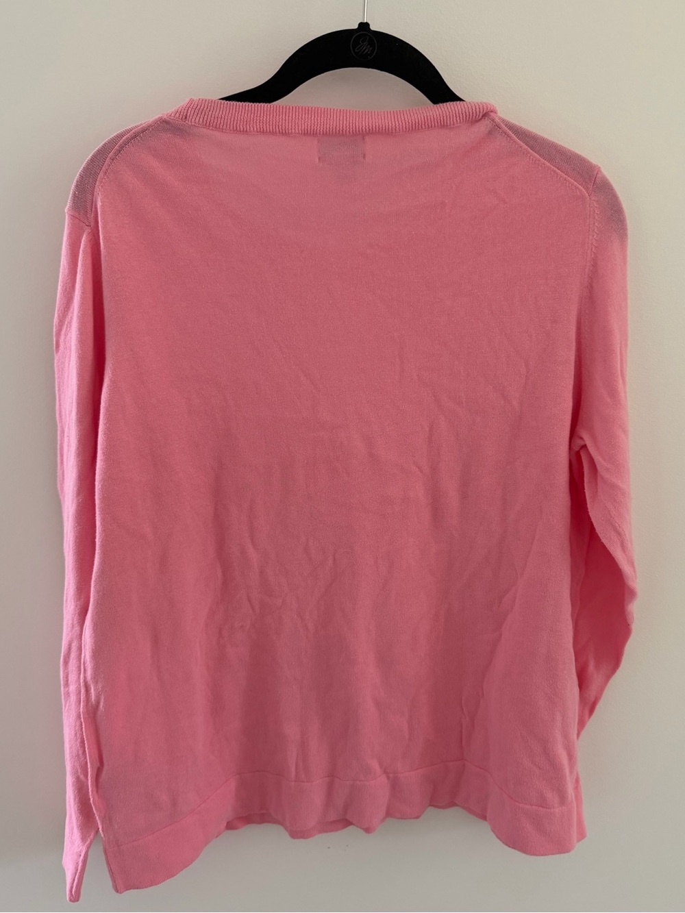 J.Crew Peach Teddie Lightweight Cotton Crewneck Sweater - Picture 4 of 4
